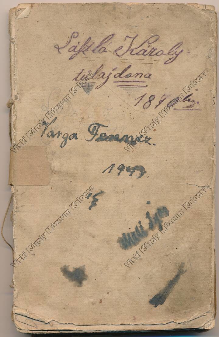 Dalos füzet (Viski Károly Múzeum Kalocsa RR-F)
