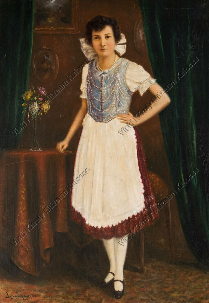Festmény, Tóth Mária portréja (Viski Károly Múzeum Kalocsa RR-F)