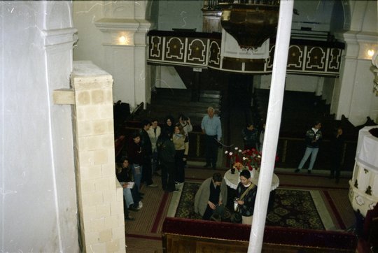 Szilágycsehi református templom megtekintése (MTA BTK Néprajztudományi Intézet CC BY-NC-SA)