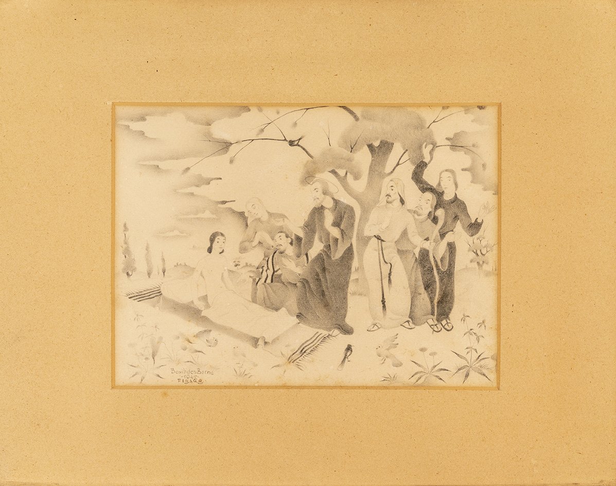 Krisztus feltámasztja Jairus leányát (Evangélikus Országos Múzeum CC BY-NC-SA)