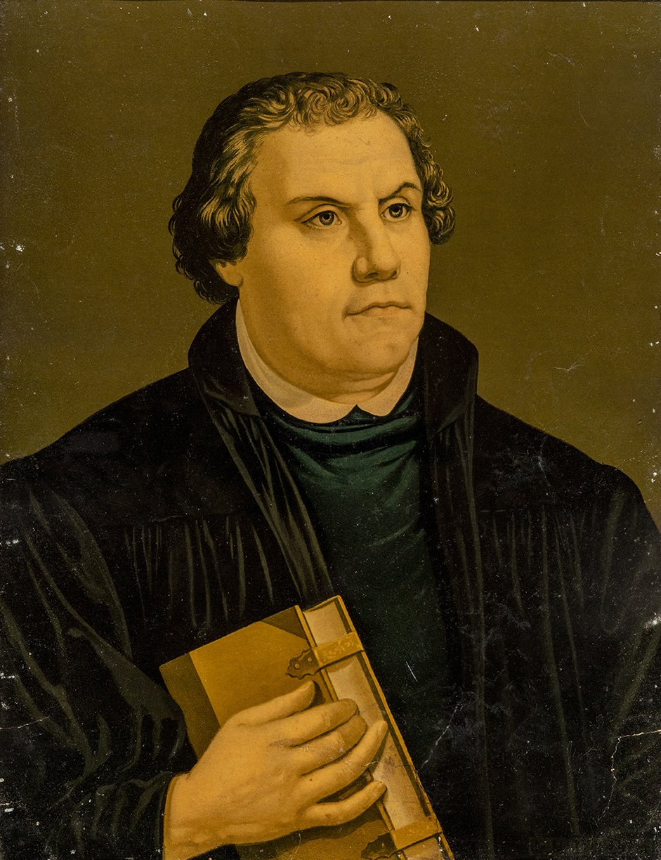 Luther Márton portréja (Evangélikus Országos Múzeum CC BY-NC-SA)
