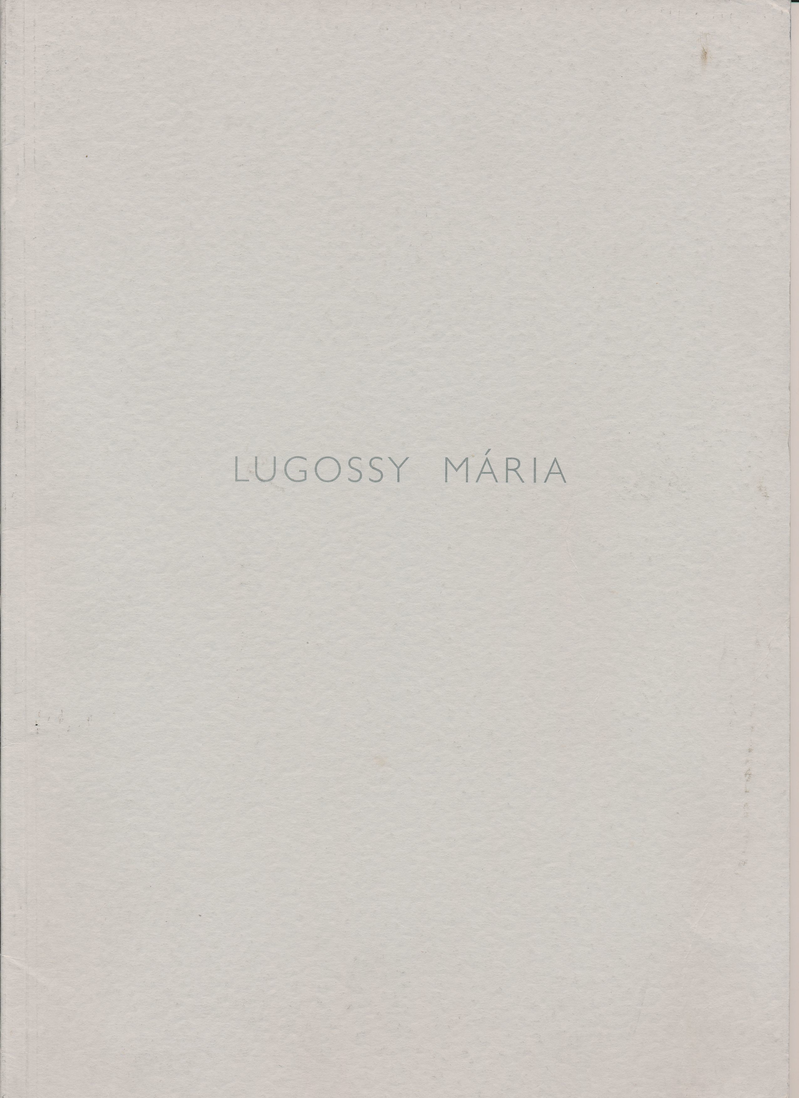 Lugossy Mária szobrászművész akadémiai székfoglaló kiállítása Fővárosi Képtár Kiscelli Múzeum 1995 (Design DigiTár – Iparművészeti archívum CC BY-NC-SA)