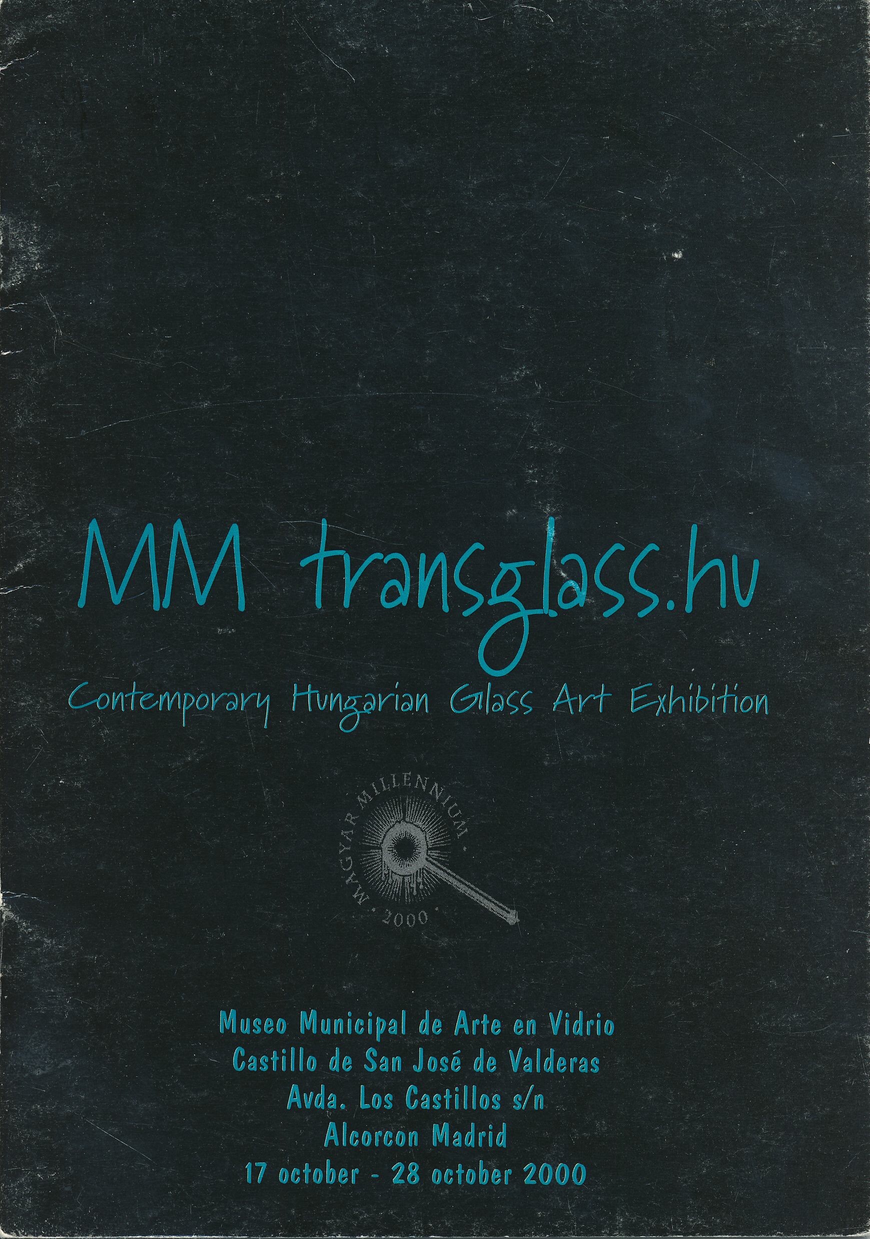 Contemporary Hungarian Glass Art Exhibition Madrid 2000 (Design DigiTár – Iparművészeti archívum CC BY-NC-SA)