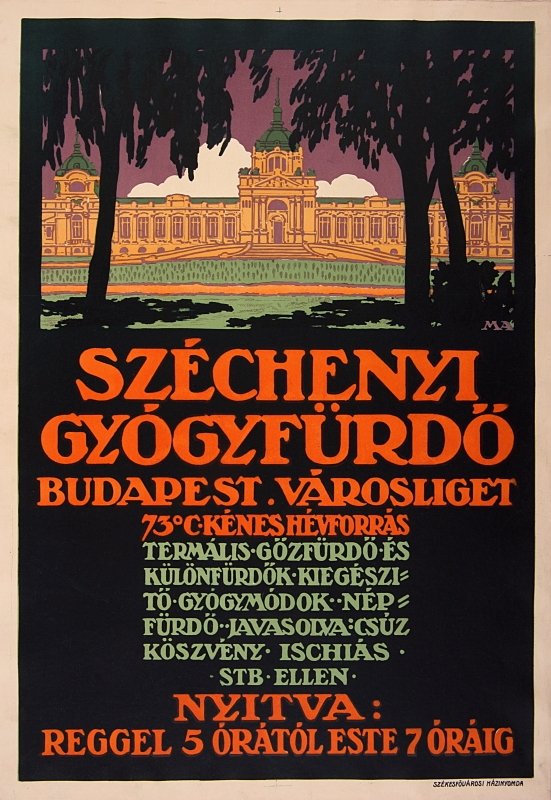 Széchenyi gyógyfürdő Városliget (Budapesti Történeti Múzeum CC BY-NC-SA)