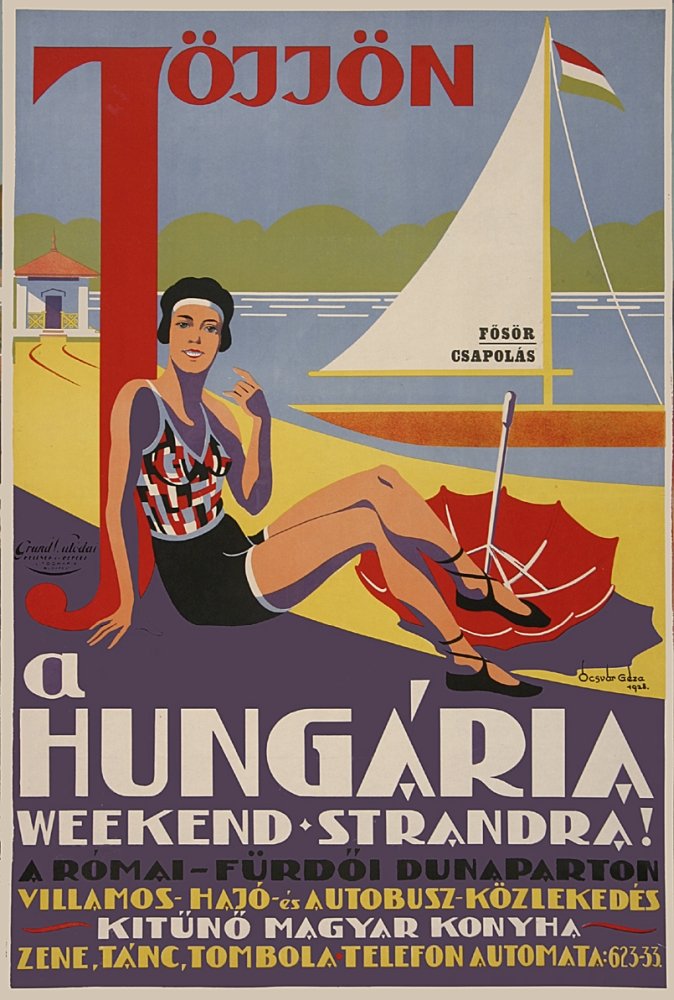 Jöjjön a Hungária Weekend Strandra! (Budapesti Történeti Múzeum CC BY-NC-SA)
