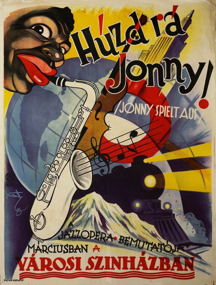 „Húzd rá Jonny! A jazzopera bemutatója a Városi Színházban” (Budapesti Történeti Múzeum CC BY-NC-SA)