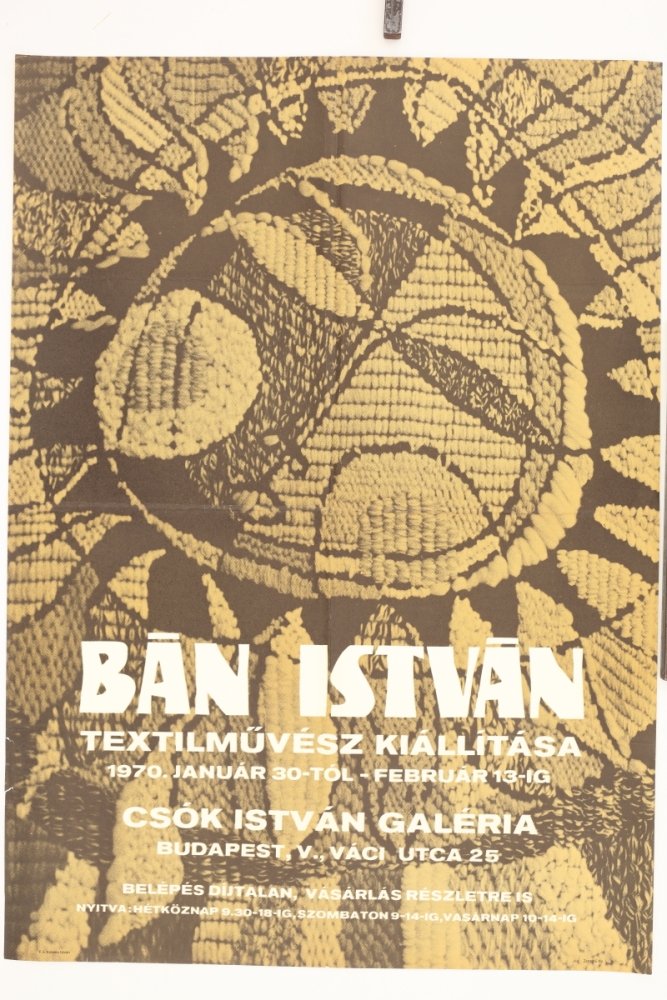 Bán István Textilművész Kiállítása (Budapesti Történeti Múzeum CC BY-NC-SA)