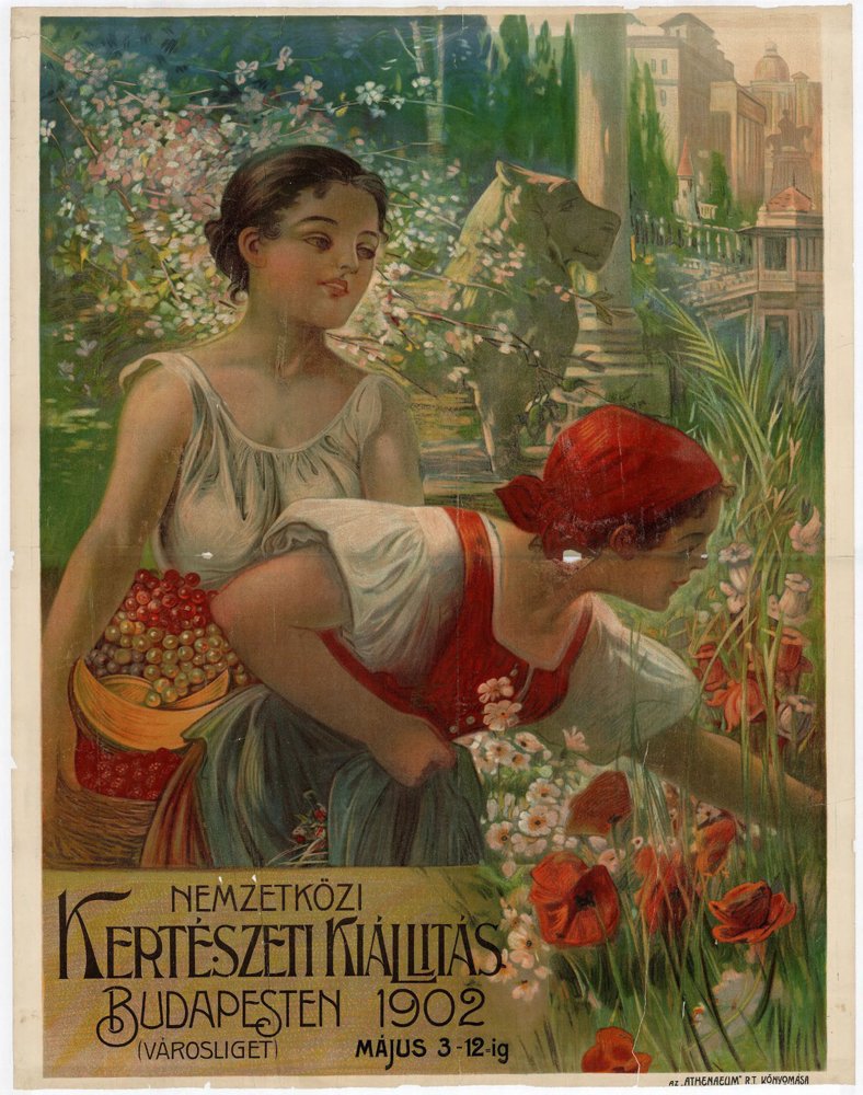 A Budapesten 1902. május 3-tól 12-ig rendezett nemzetközi kertészeti kiállításról. (Budapesti Történeti Múzeum CC BY-NC-SA)
