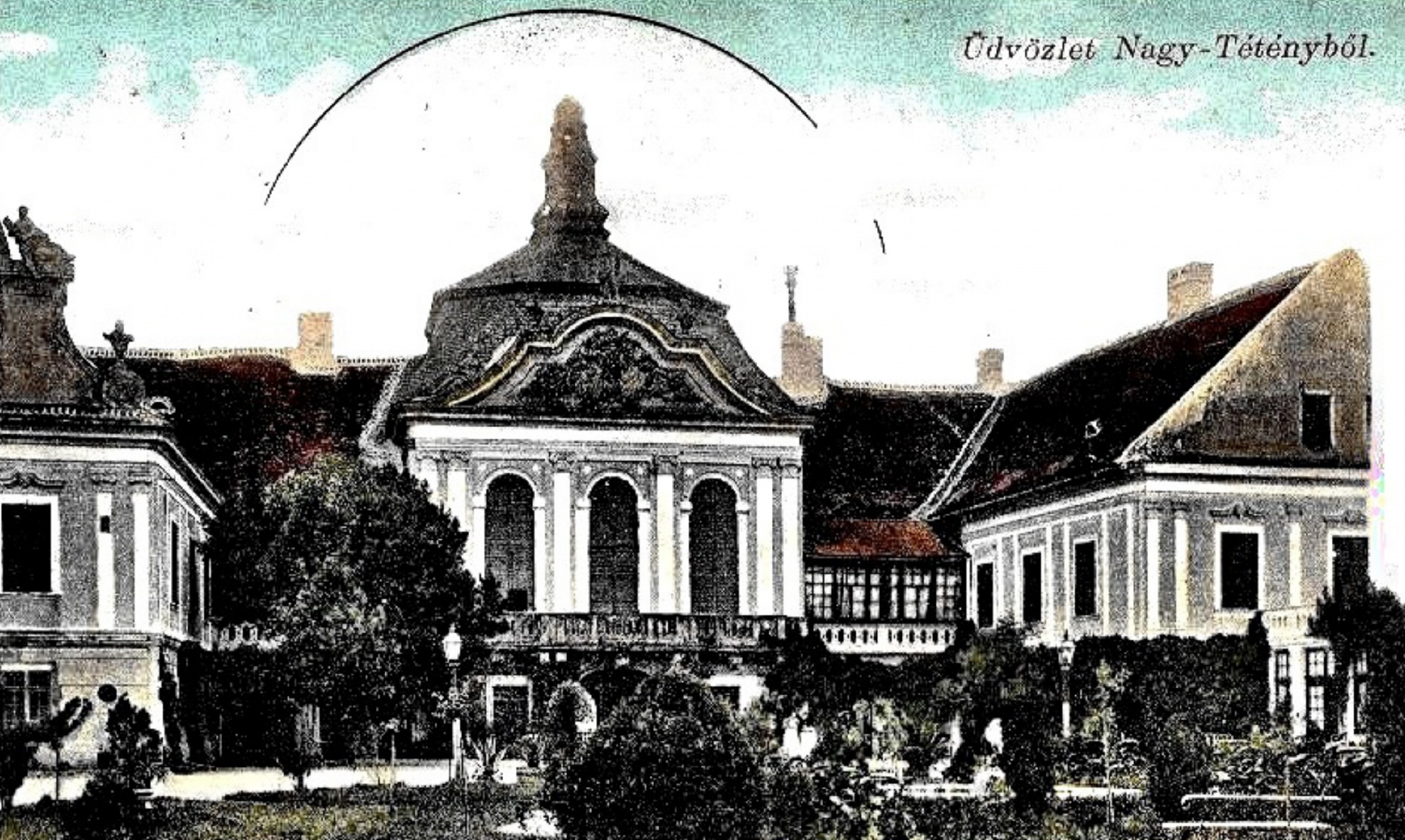 A Nagytétényi kastély 1905 (Cziffra György Nagytétényi Kulturális Központ - Helytörténeti Gyűjtemény CC BY-NC-SA)