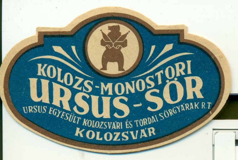 bottle label, Ursus beer (Magyar Kereskedelmi és Vendéglátóipari Múzeum CC BY-NC-SA)