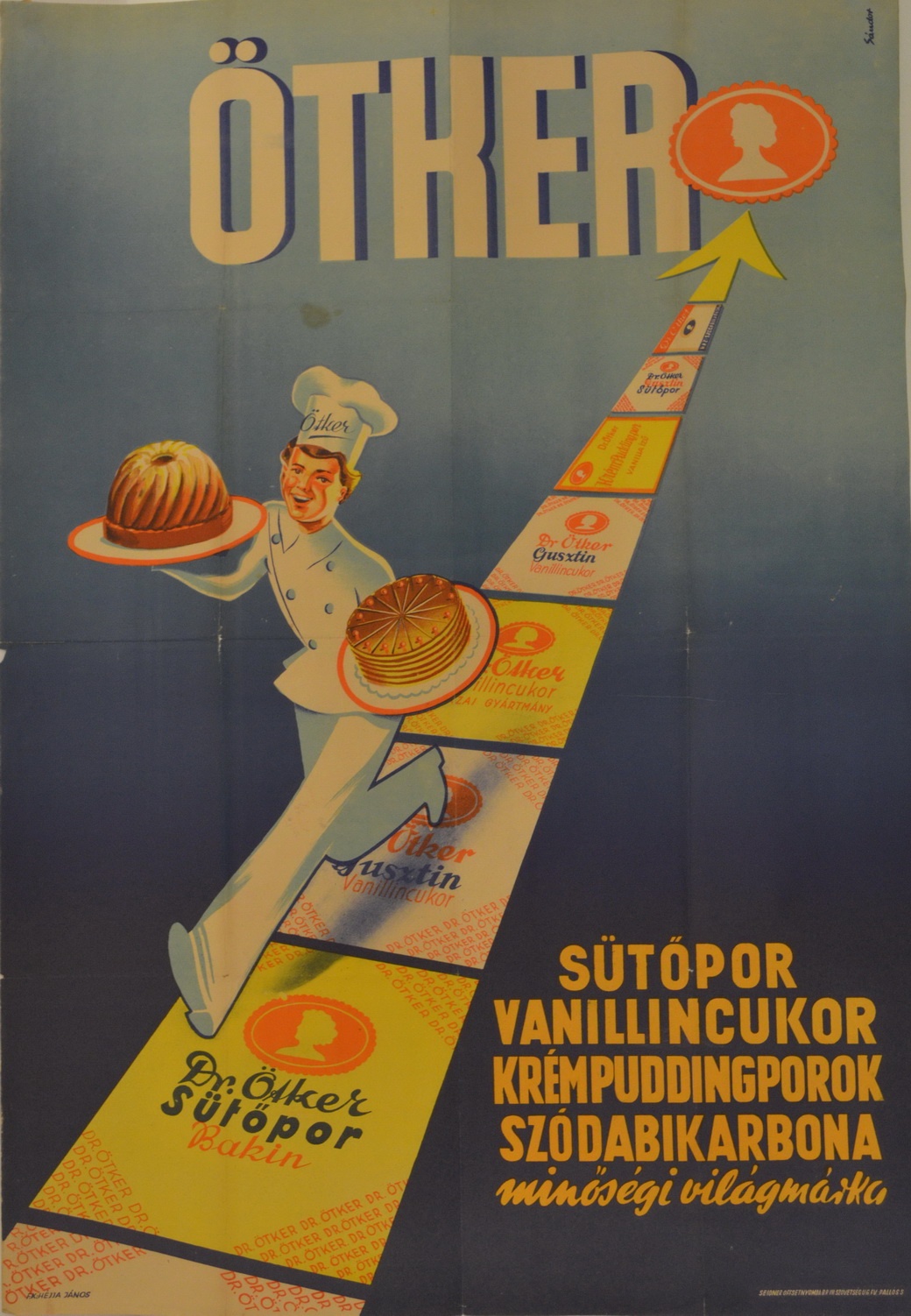 Dr. Ötker plakát (Magyar Kereskedelmi és Vendéglátóipari Múzeum CC BY-NC-SA)