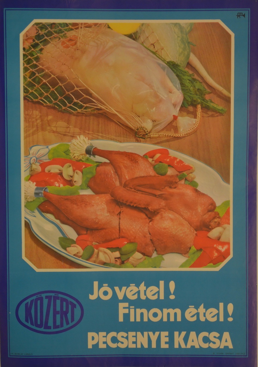 Közért plakát (Magyar Kereskedelmi és Vendéglátóipari Múzeum CC BY-NC-SA)