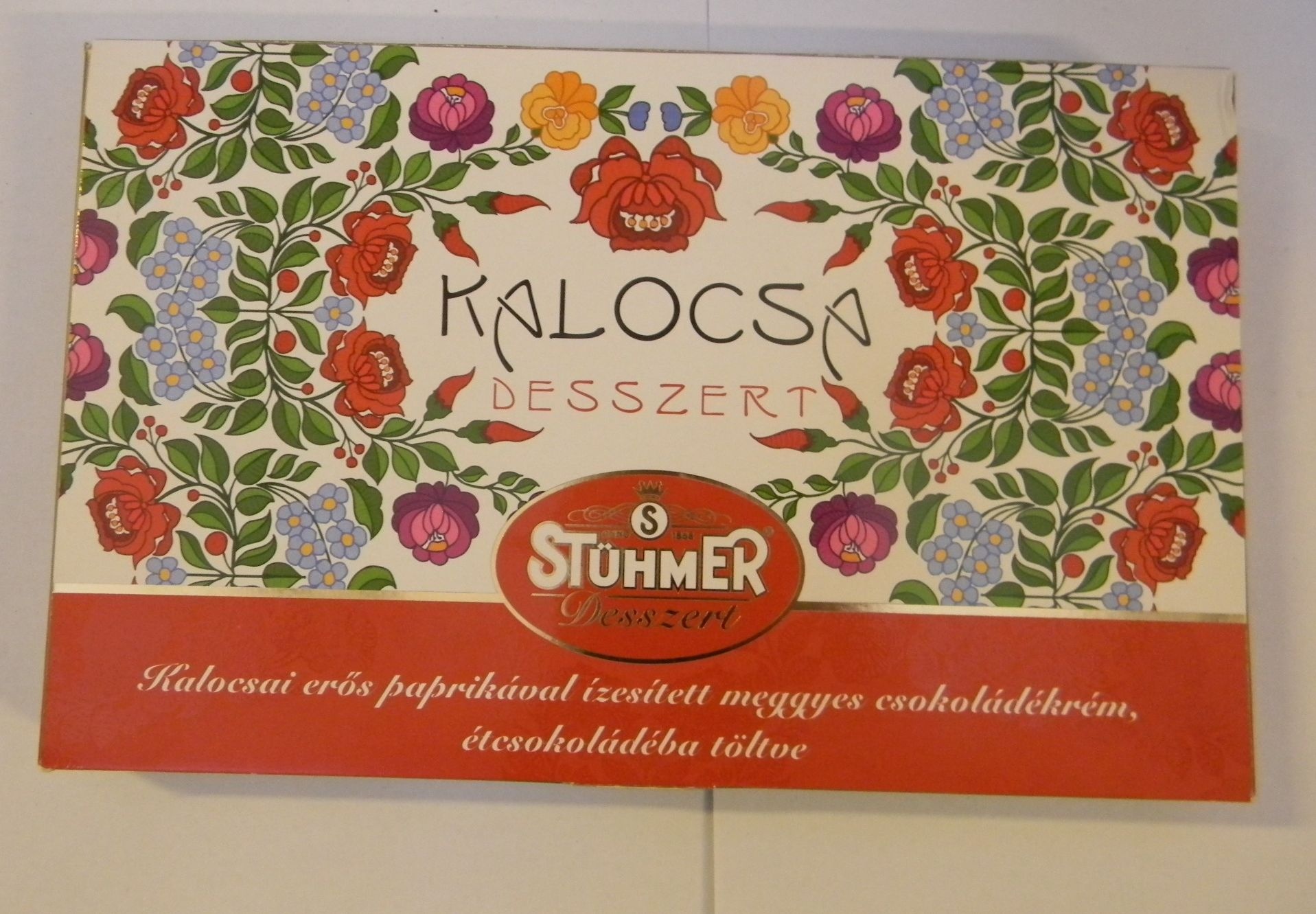 Stühmer Kalocsa Desszert, desszertes doboz (Magyar Kereskedelmi és Vendéglátóipari Múzeum CC BY-NC-SA)