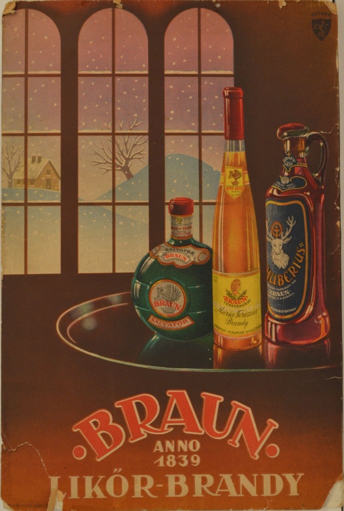 Braun Likőr - Brandy (Magyar Kereskedelmi és Vendéglátóipari Múzeum CC BY-NC-SA)