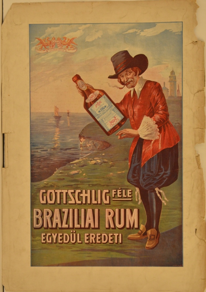 Gottschlig féle Braziliai-Rum (Magyar Kereskedelmi és Vendéglátóipari Múzeum CC BY-NC-SA)