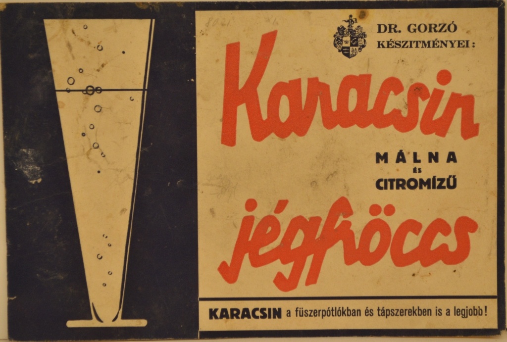 Karacsin jégfröccs (Magyar Kereskedelmi és Vendéglátóipari Múzeum CC BY-NC-SA)
