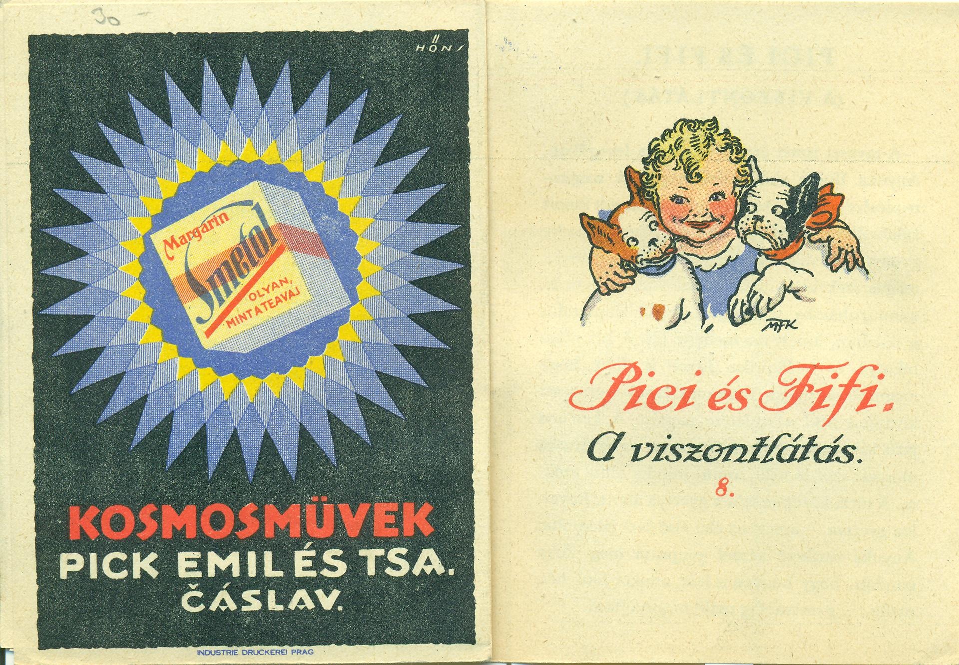 Smetol margarin reklámlapja (Magyar Kereskedelmi és Vendéglátóipari Múzeum CC BY-NC-SA)