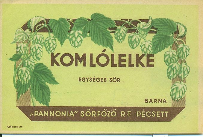 Komlólelke (Magyar Kereskedelmi és Vendéglátóipari Múzeum CC BY-NC-SA)