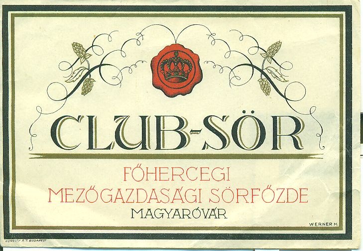 Club Sör (Magyar Kereskedelmi és Vendéglátóipari Múzeum CC BY-NC-SA)