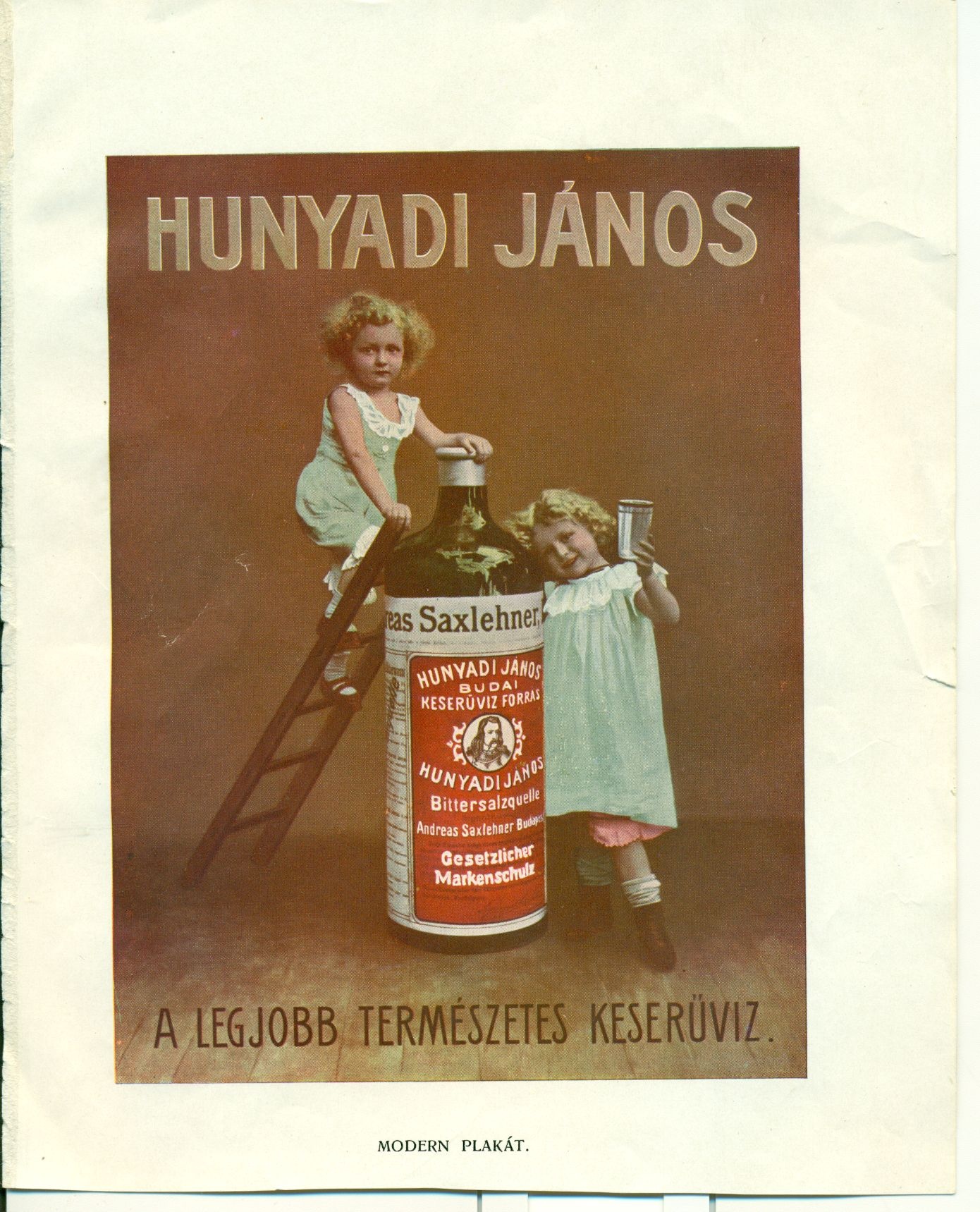 Hunyadi János Keserűvíz (Magyar Kereskedelmi és Vendéglátóipari Múzeum CC BY-NC-SA)
