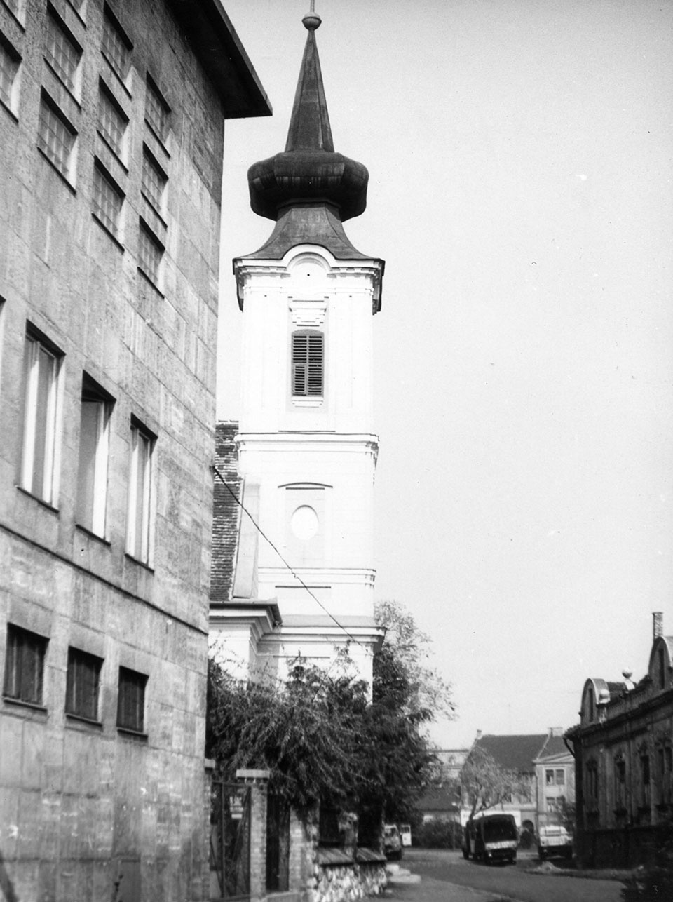 Az óbudai református templomról készített felvétel (Óbudai Múzeum CC BY-NC-SA)