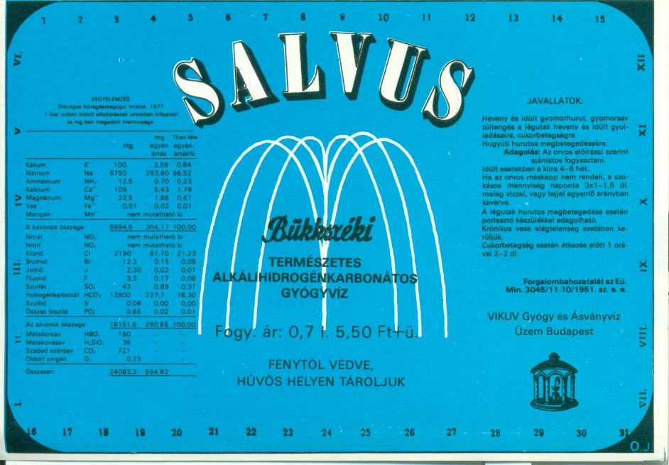 Salvus (Magyar Kereskedelmi és Vendéglátóipari Múzeum CC BY-NC-SA)