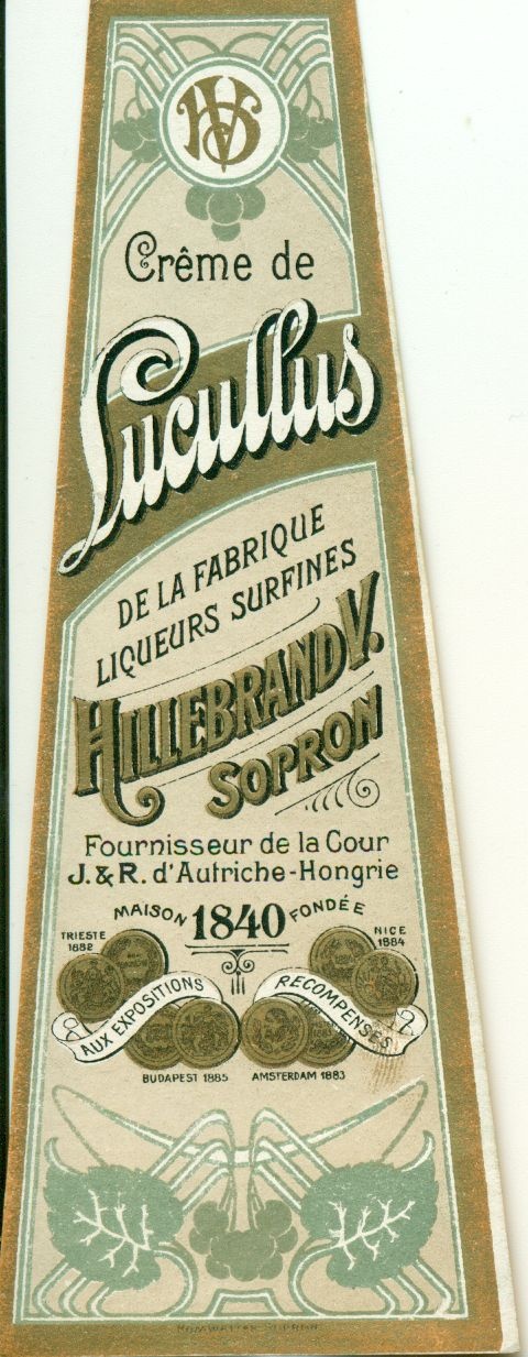 Hillebrand Lucullus (Magyar Kereskedelmi és Vendéglátóipari Múzeum CC BY-NC-SA)