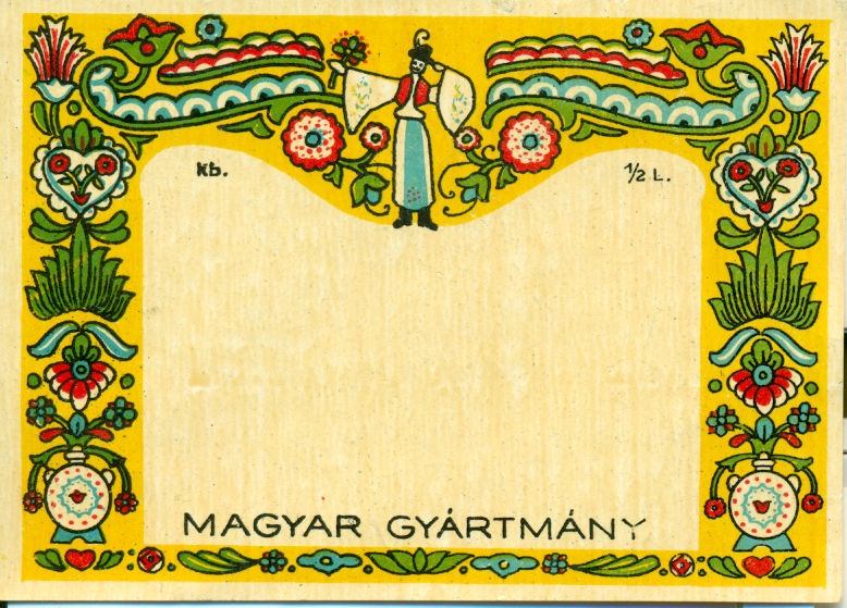 Biankó címke (Magyar Kereskedelmi és Vendéglátóipari Múzeum CC BY-NC-SA)