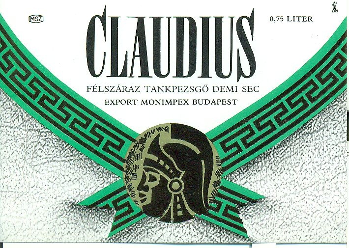 Claudius Pezsgő (Magyar Kereskedelmi és Vendéglátóipari Múzeum CC BY-NC-SA)