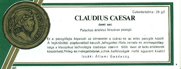 Claudius Caesar (Magyar Kereskedelmi és Vendéglátóipari Múzeum CC BY-NC-SA)