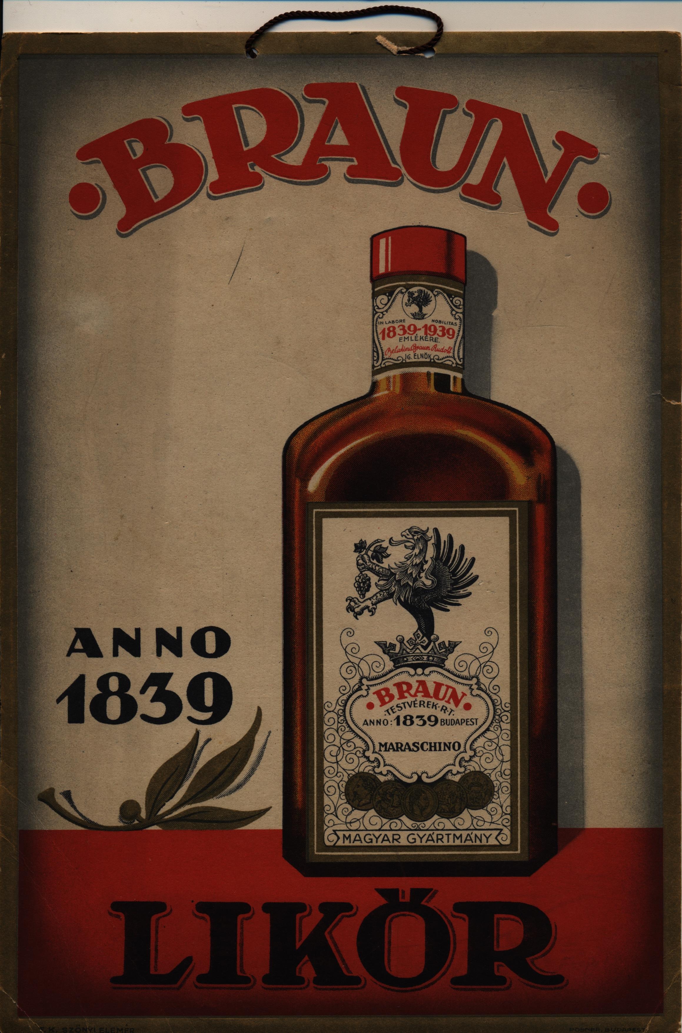 Braun reklámlap (Magyar Kereskedelmi és Vendéglátóipari Múzeum CC BY-NC-SA)