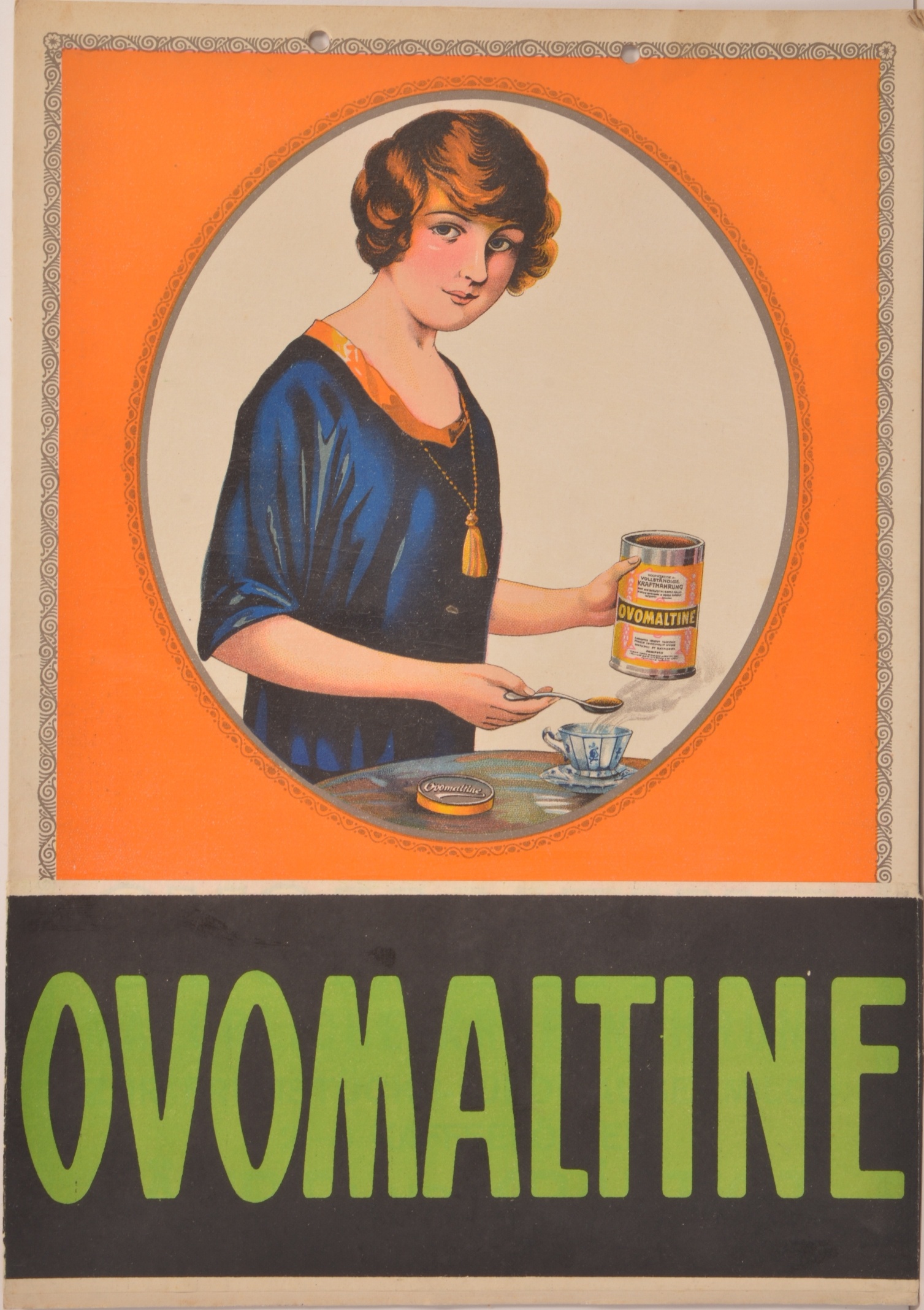 Ovomaltine reklámtábla (Magyar Kereskedelmi és Vendéglátóipari Múzeum CC BY-NC-SA)