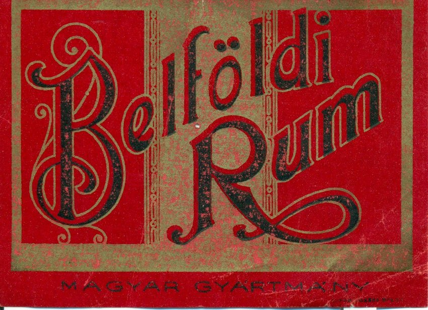 Belföldi Rum (Magyar Kereskedelmi és Vendéglátóipari Múzeum CC BY-NC-SA)