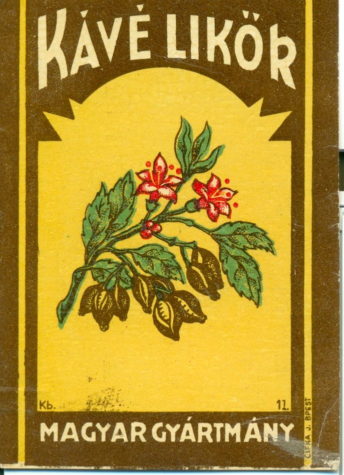 Kávé Likőr (Magyar Kereskedelmi és Vendéglátóipari Múzeum CC BY-NC-SA)