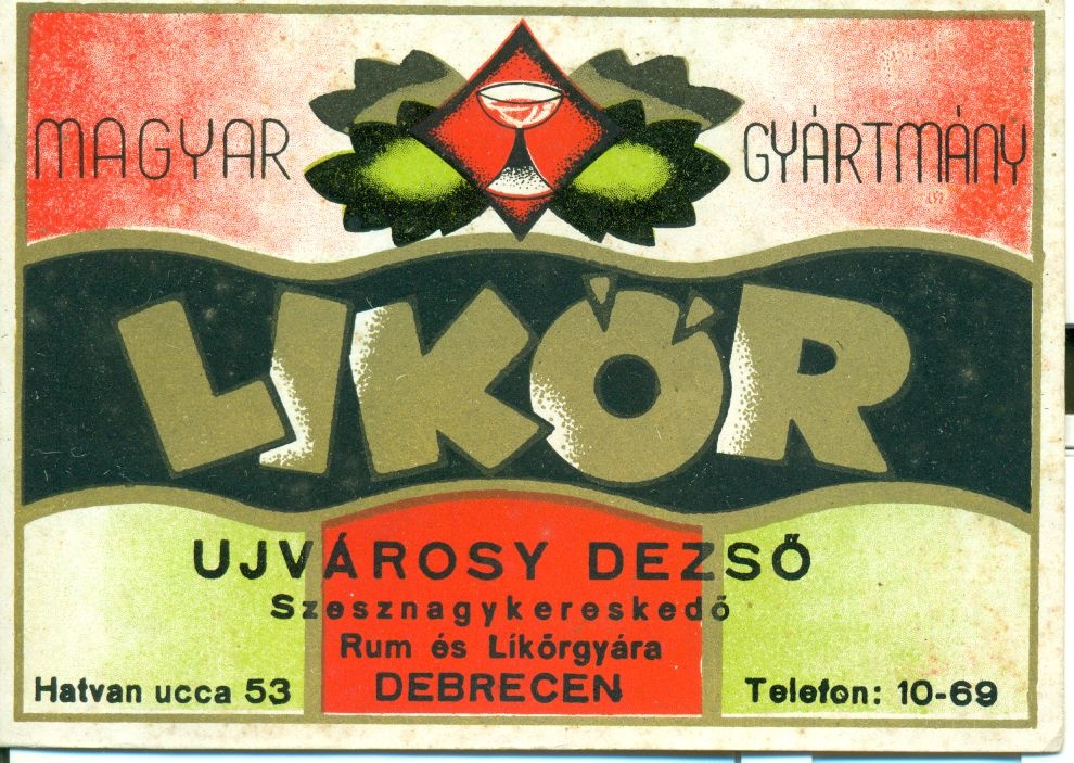 Likőr (Magyar Kereskedelmi és Vendéglátóipari Múzeum CC BY-NC-SA)