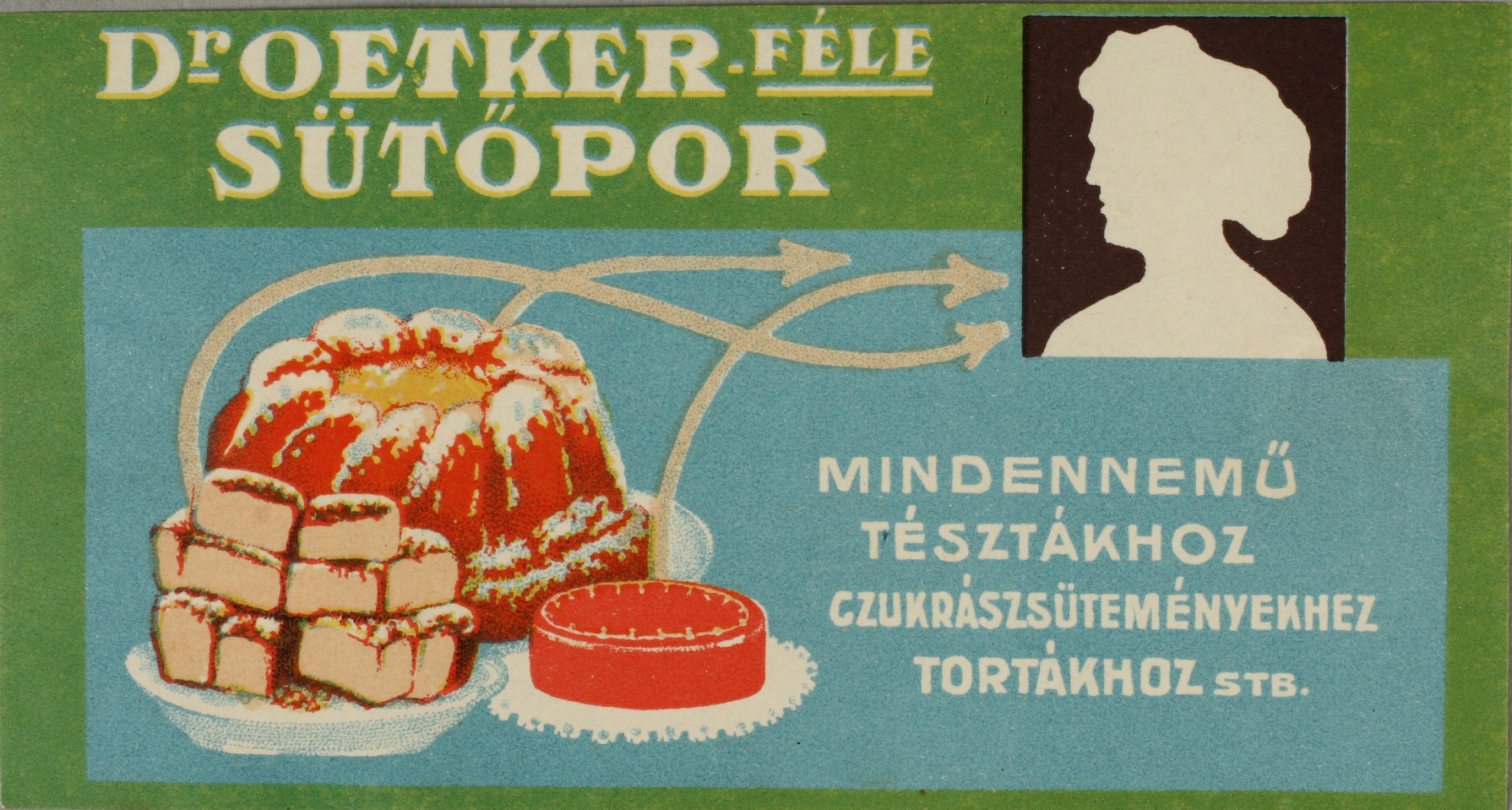Dr. Oetker számolócédula (Magyar Kereskedelmi és Vendéglátóipari Múzeum CC BY-NC-SA)