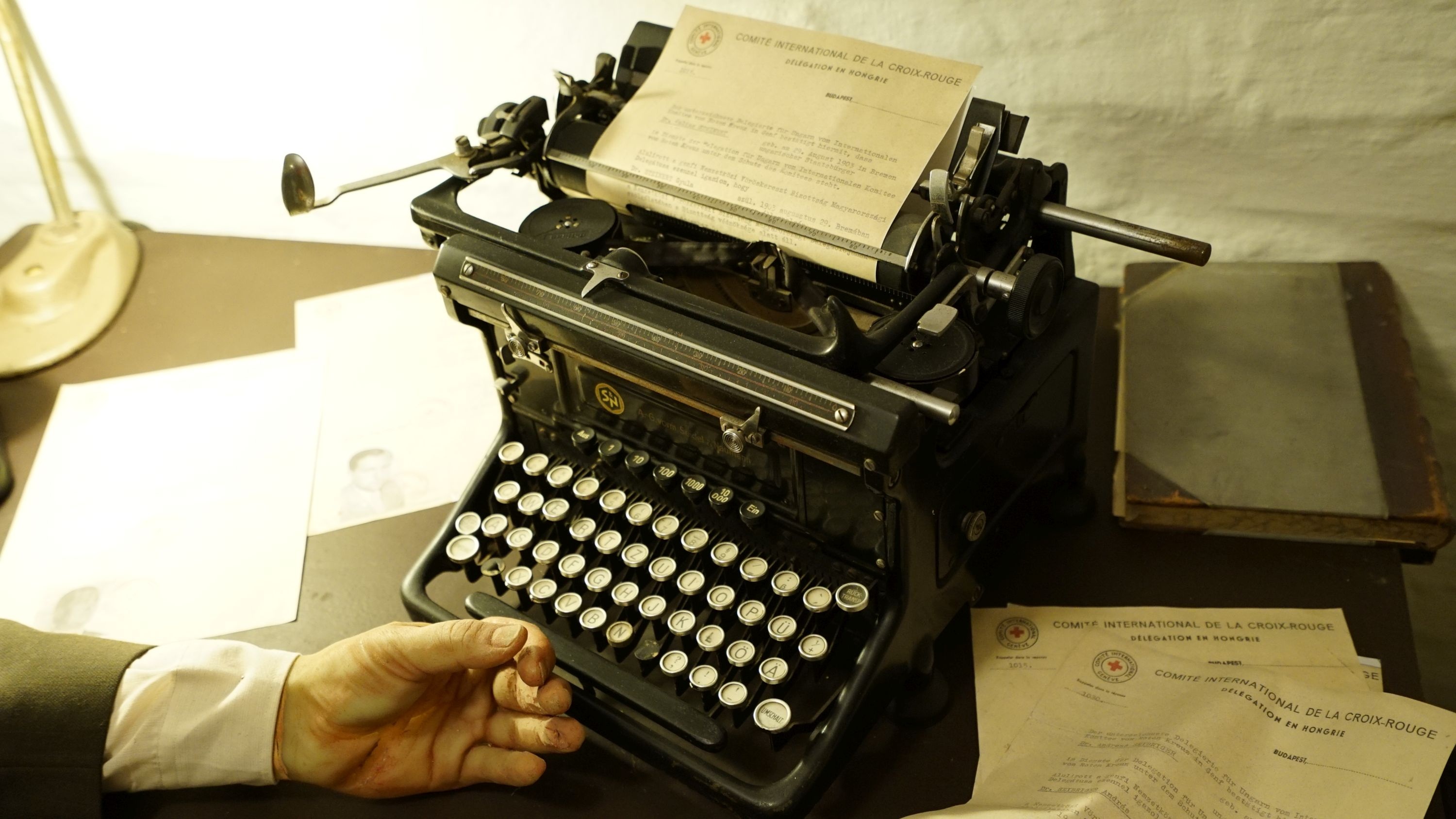 Neumann Ideal írógép (Sziklakórház Atombunker Múzeum CC BY-NC-SA)