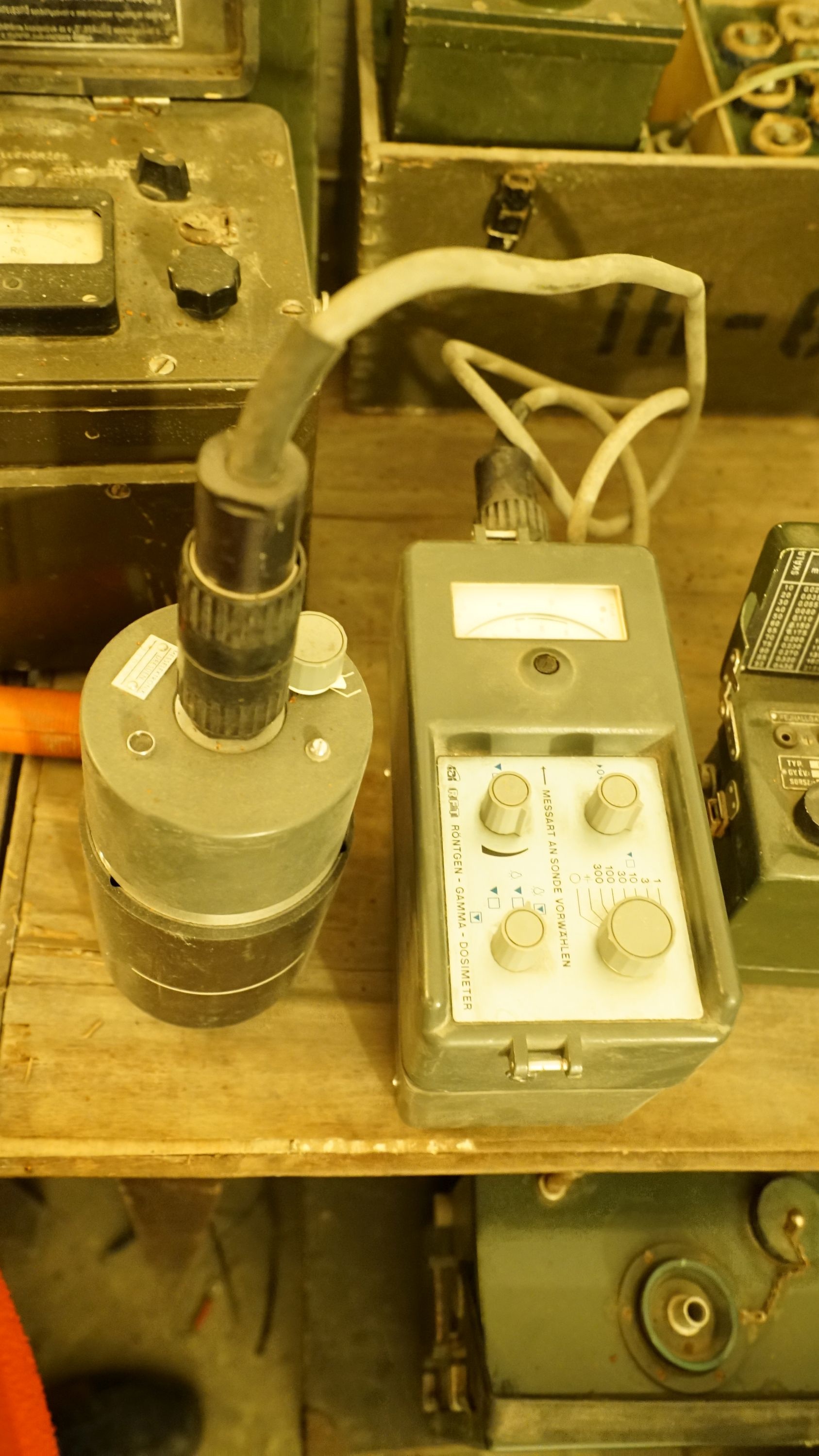 RFT sugárzásmérő készülék (Sziklakórház Atombunker Múzeum CC BY-NC-SA)