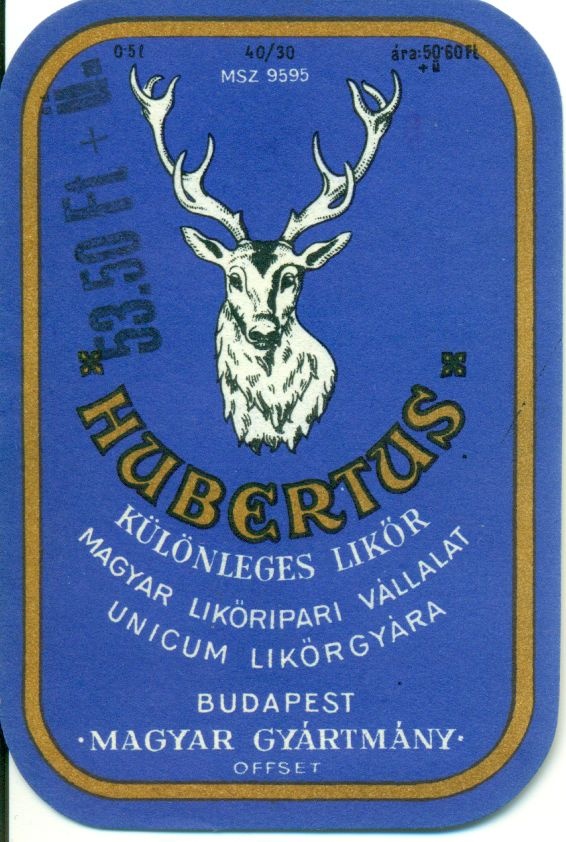 Hubertus (Magyar Kereskedelmi és Vendéglátóipari Múzeum CC BY-NC-SA)