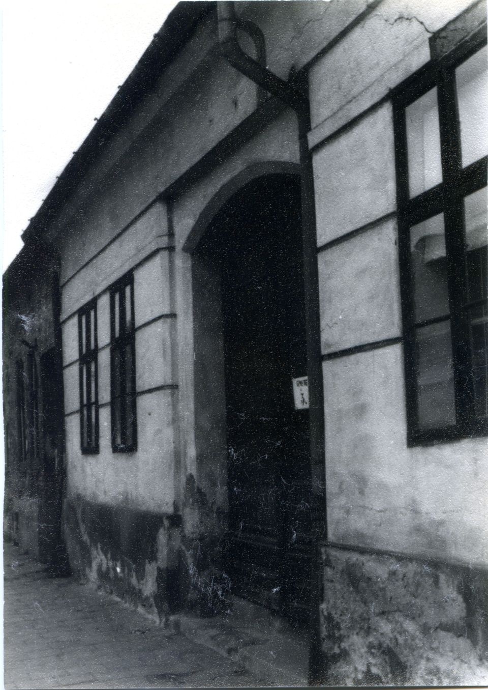 Lakóház utcafronti homlokzatának felvétele (Óbudai Múzeum CC BY-NC-SA)