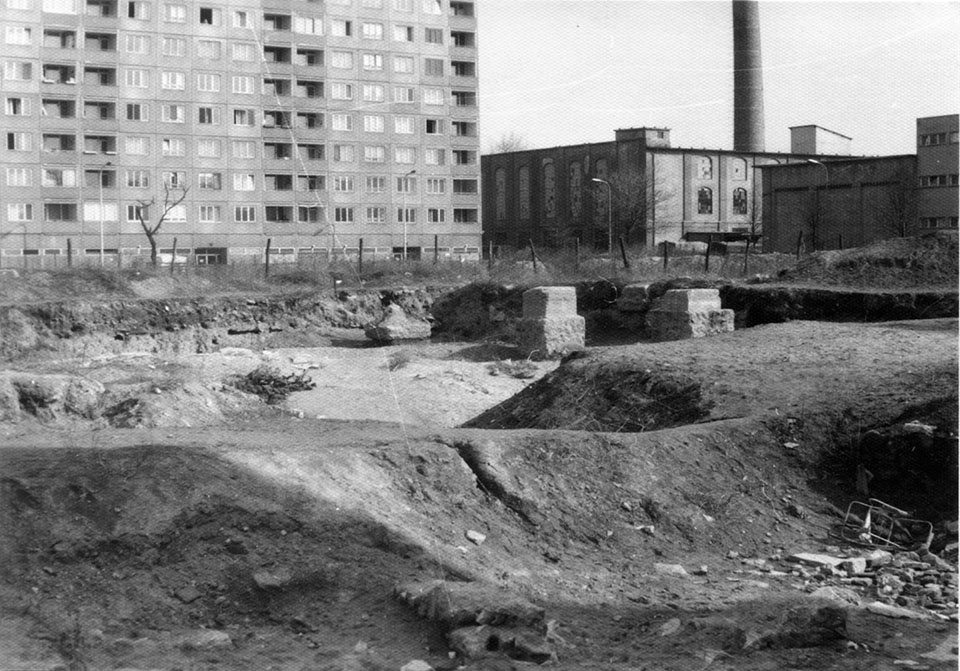 ásatási gödörről készített felvétel (Óbudai Múzeum CC BY-NC-SA)