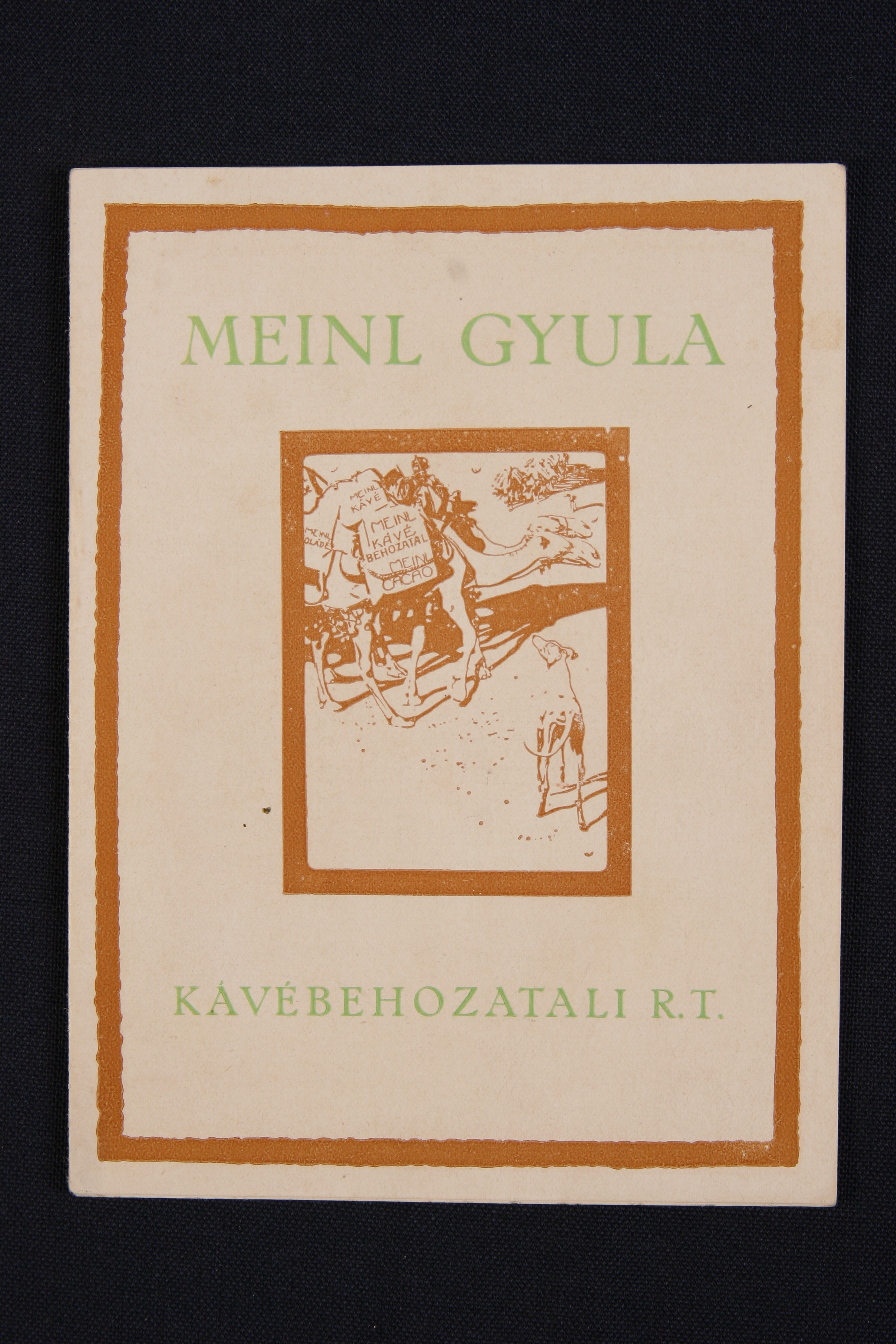 Meinl Gyula árjegyzék (Magyar Kereskedelmi és Vendéglátóipari Múzeum CC BY-NC-SA)