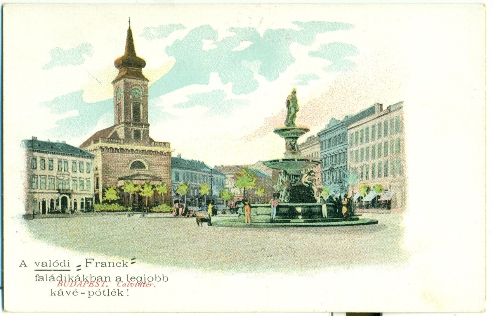 Calvin tér (Magyar Kereskedelmi és Vendéglátóipari Múzeum CC BY-NC-SA)