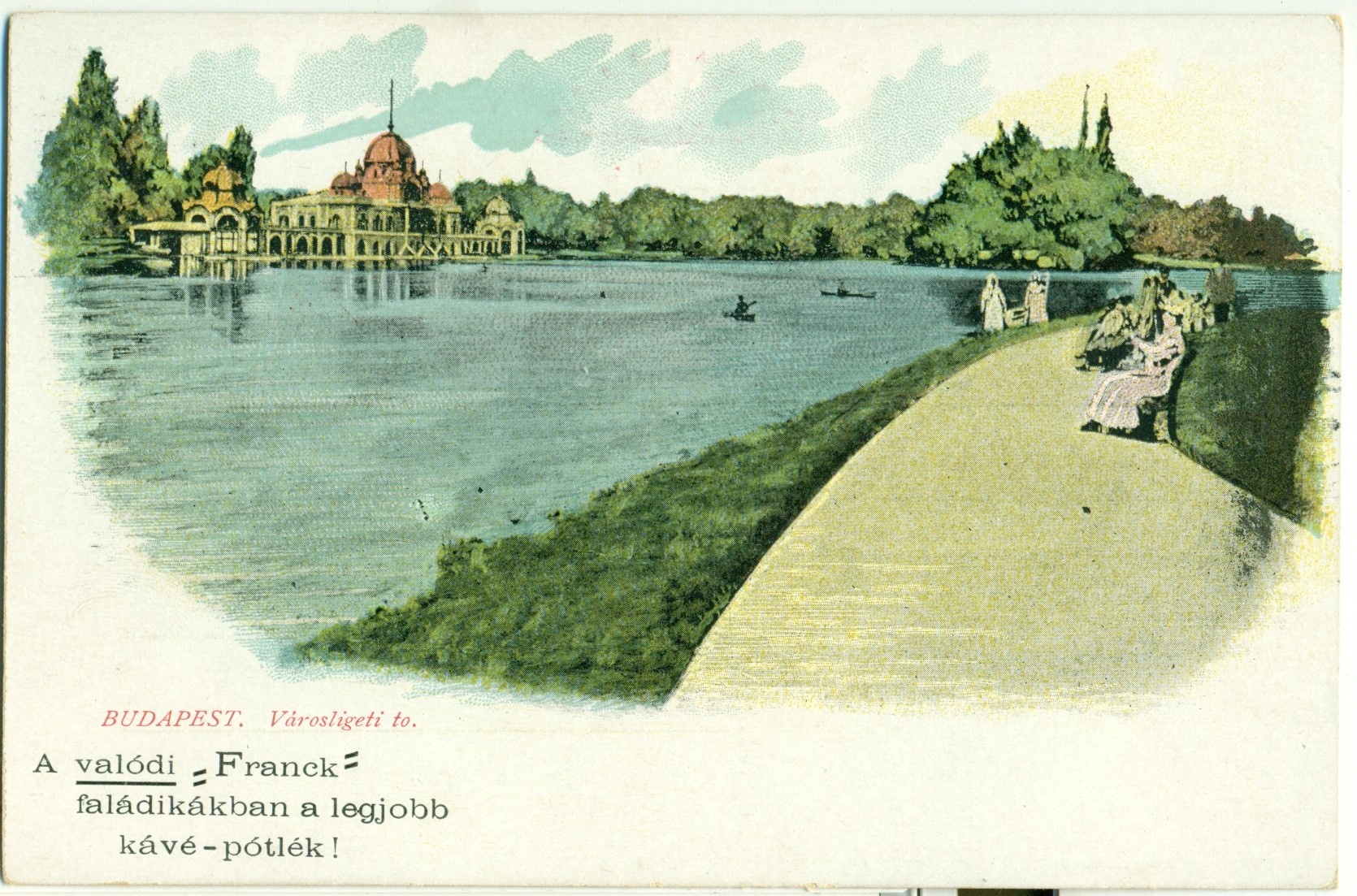 Budapest, Városligeti tó (Magyar Kereskedelmi és Vendéglátóipari Múzeum CC BY-NC-SA)