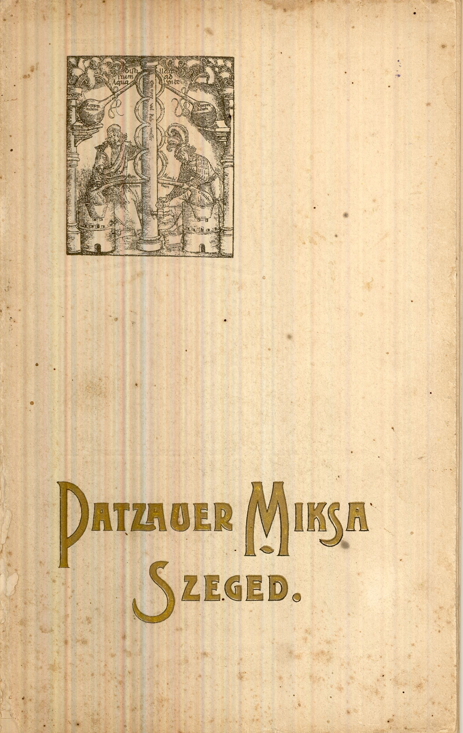 Patzauer Miksa árjegyzéke (Magyar Kereskedelmi és Vendéglátóipari Múzeum CC BY-NC-SA)