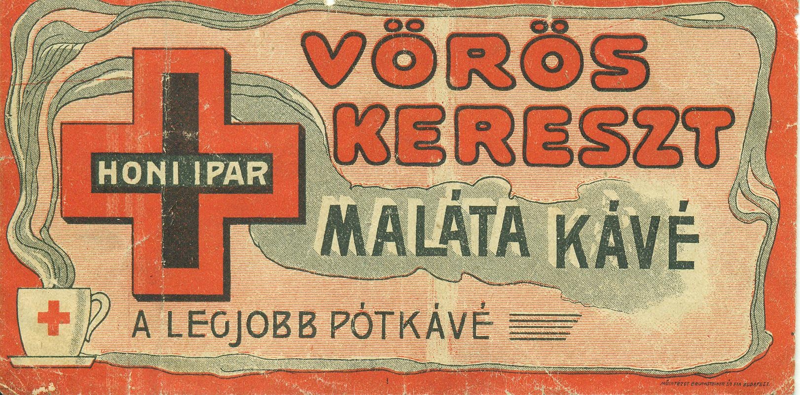 Vörös Kereszt Maláta kávé (Magyar Kereskedelmi és Vendéglátóipari Múzeum CC BY-NC-SA)