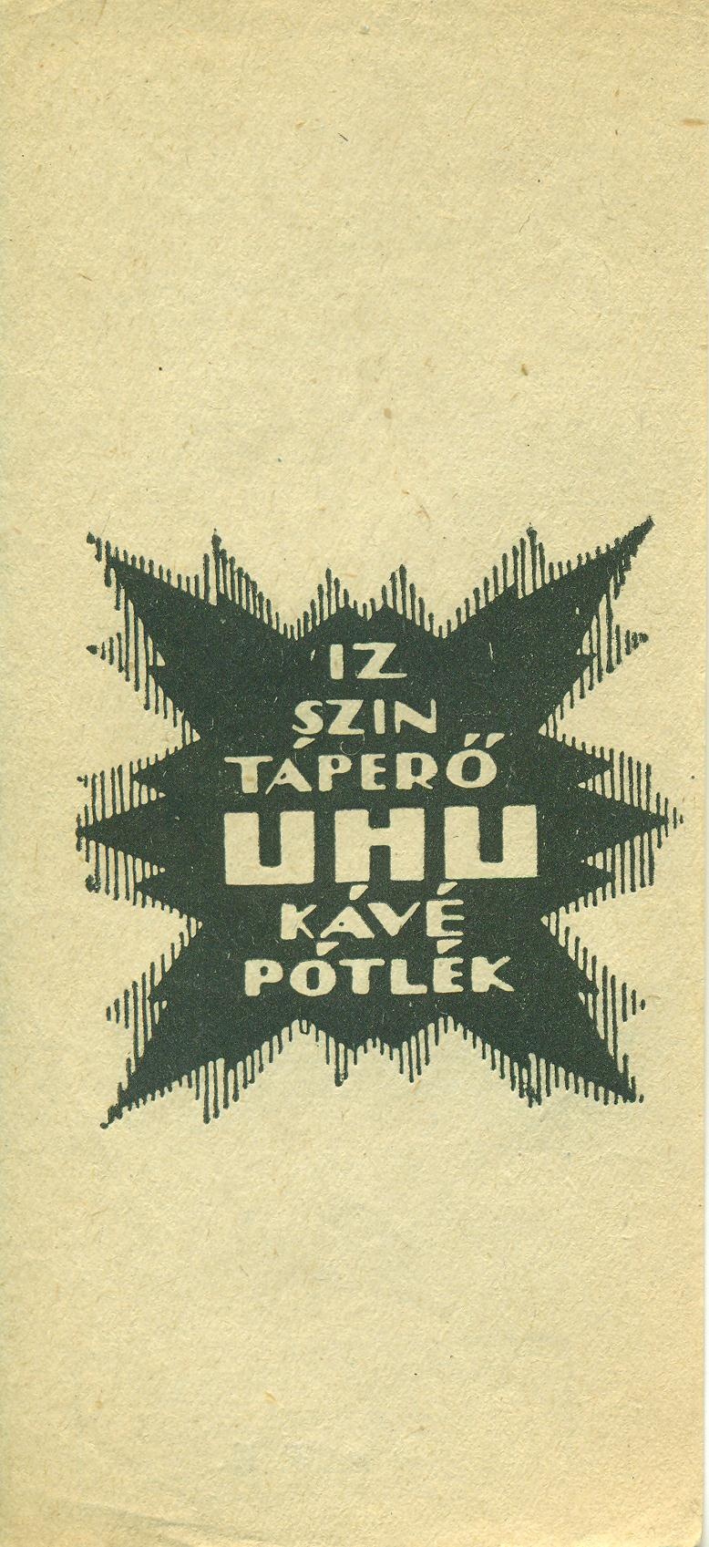UHU kávépótlék (Magyar Kereskedelmi és Vendéglátóipari Múzeum CC BY-NC-SA)