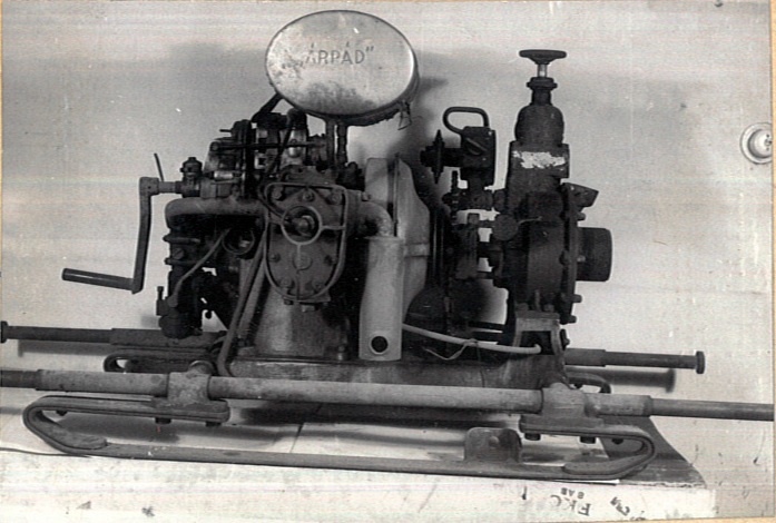 Mátrai 400-as "ÁRPÁD" kismotorfecskendő (Katasztrófavédelem Központi Múzeuma CC BY-NC-SA)