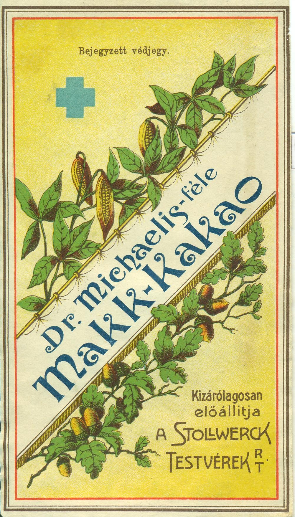 Dr. Michaelis-féle Makk-kakaó (Magyar Kereskedelmi és Vendéglátóipari Múzeum CC BY-NC-SA)