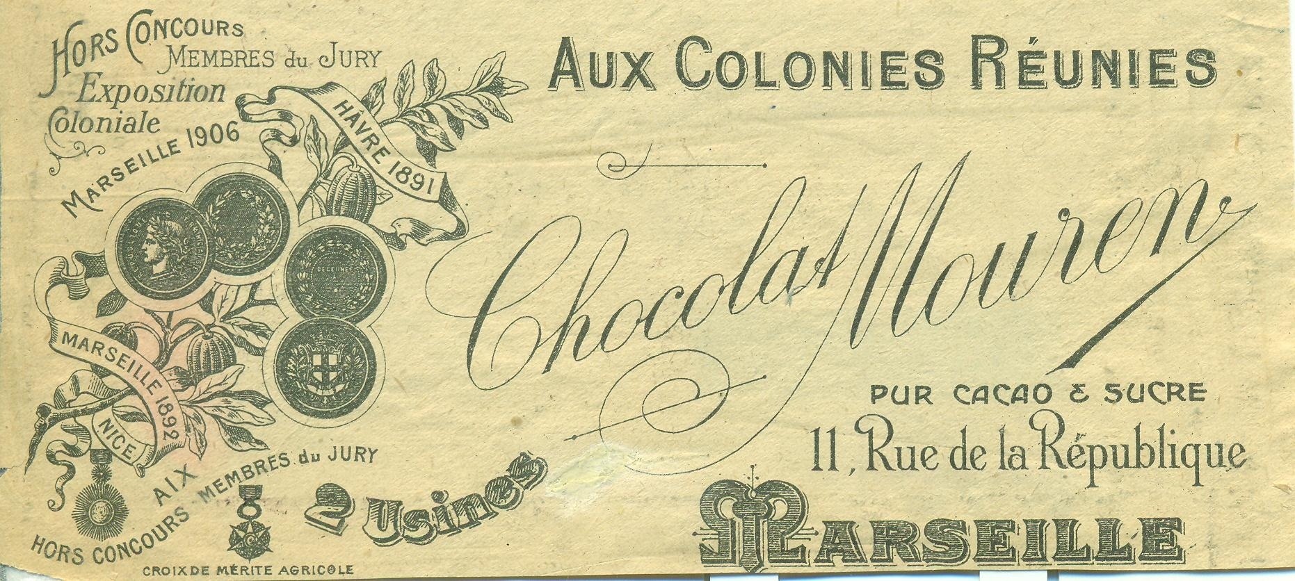 Chocolat Mouren (Magyar Kereskedelmi és Vendéglátóipari Múzeum CC BY-NC-SA)